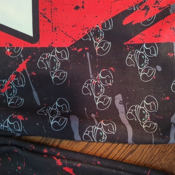 Cobra Kai Scorpions Hoodie Red and Black Hoodie Graphic Design Sz L - Picture 8 of 10